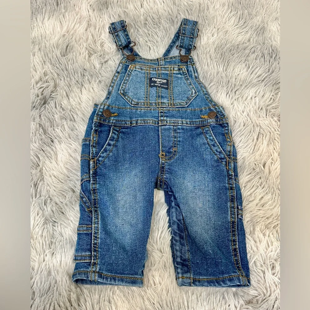 OshKosh B'gosh Classic Blue Kids Overalls